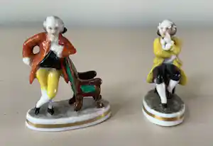 Augarten Wien - Twee antieke porseleinen miniatuurfiguren verkauft für € 20!