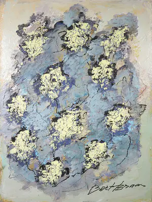 Bert Braam - Acryl op doek, Zonder titel kopen? Bied vanaf 80!