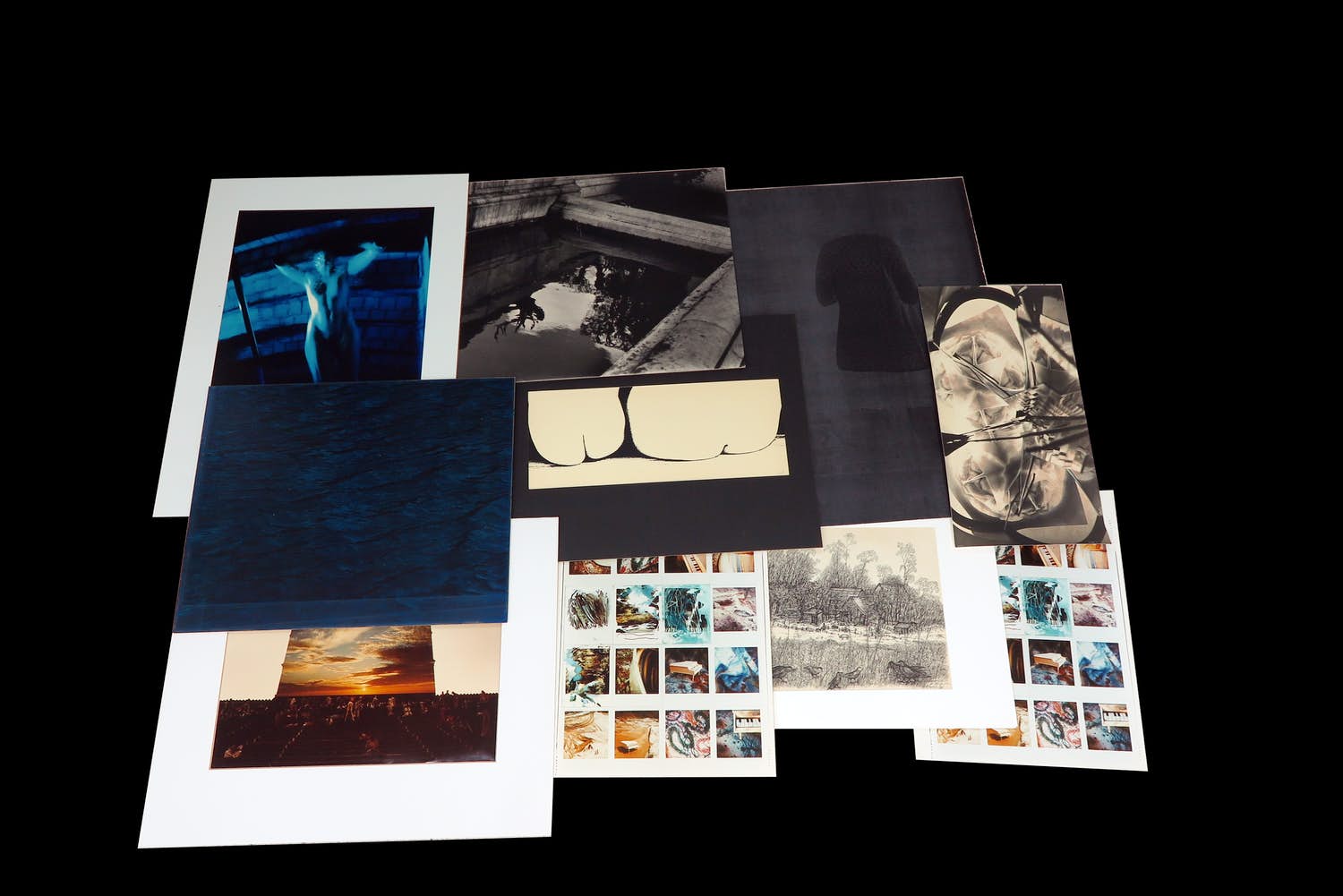 Roel Kimpe - en andere! - Lot van 10 (foto)werken op papier kopen? Bied vanaf 1!