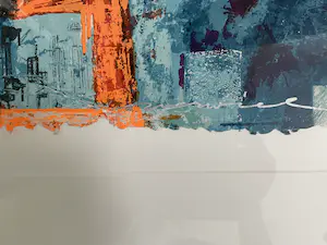 Jos Verwiel - Zeefdruk, Blue print ll - Ingelijst (Groot) kopen? Bied vanaf 40!