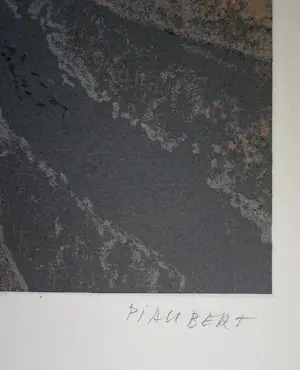 Jean Piaubert - Composition abstrait II. - 1964 - Originele zeefdruk gesigneerd en genummerd kopen? Bied vanaf 70!