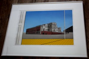Marinus Fuit - Ingelijste litho: "Paviljoen Welgelegen" - 1992 kopen? Bied vanaf 99!