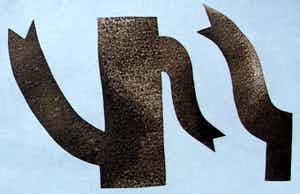 Klaas Gubbels - Houtdruk: Bruine kan + gratis affiche Gubbels 85 jaar- 2018 verkocht voor € 395!