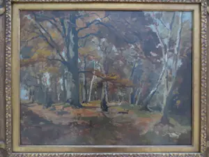 Jan van Vuuren - Boslandschap Nunspeet kopen? Bied vanaf 350!