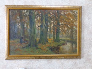 Kees Terlouw - BOSZICHT MET VROUW kopen? Bied vanaf 185!