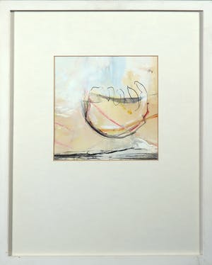 Ruud van der Beele - Gemengde techniek op papier, Z.t. Abstract kopen? Bied vanaf 1!