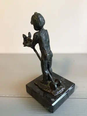 Astrid Veldhuyzen-Koppen - “ Jongen met stokpaardje “ zeldzaam kopen? Bied vanaf 79!