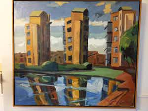 Jeroen Hermkens - Spiegelende torens verkocht voor € 450!