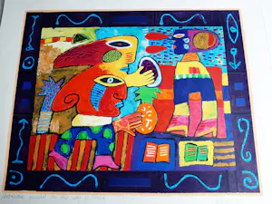 Clemens Briels - Zeefdruk, Hurricane Michel is on his way to Florida kopen? Bied vanaf 100!