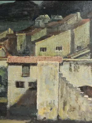 Paul van Eeden - zicht op bergdorp te Frankrijk kopen? Bied vanaf 195!