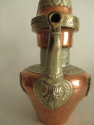 Curiosa - Tibetaanse koperen theepot kopen? Bied vanaf 50!