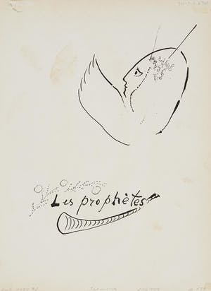 AcheterMarc Chagall - Jeremias Aus: La Bible. 1956? Enchérissez de 470!