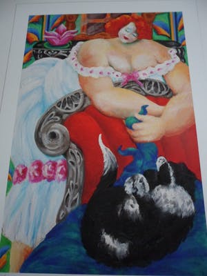 Engelien Kooy - Zeefdruk. Titel, Onbekend. kopen? Bied vanaf 30!