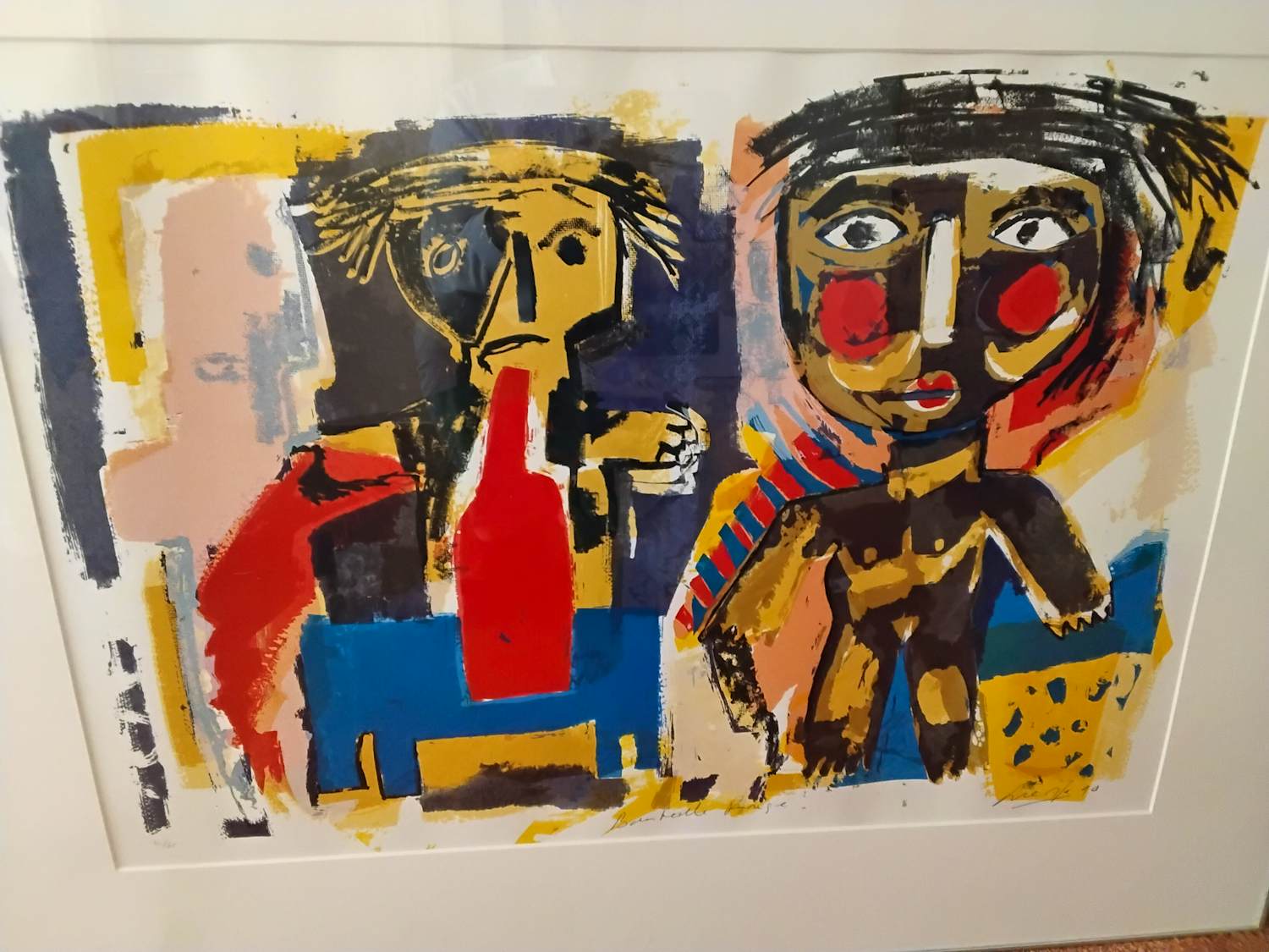 John Lie a Fo - Bouteille Rouge verkocht voor € 100!