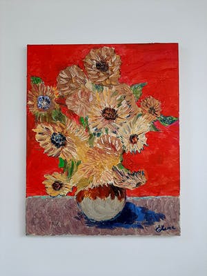 Elena Polyakova - Zonnenbloemen kopen? Bied vanaf 1!