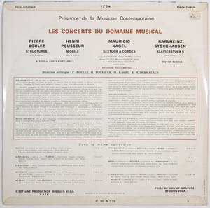 Zao Wou-Ki - Pierre Boulez, Henri Pousseur, e.a. - Les Concerts du Domaine Musical kopen? Bied vanaf 1!