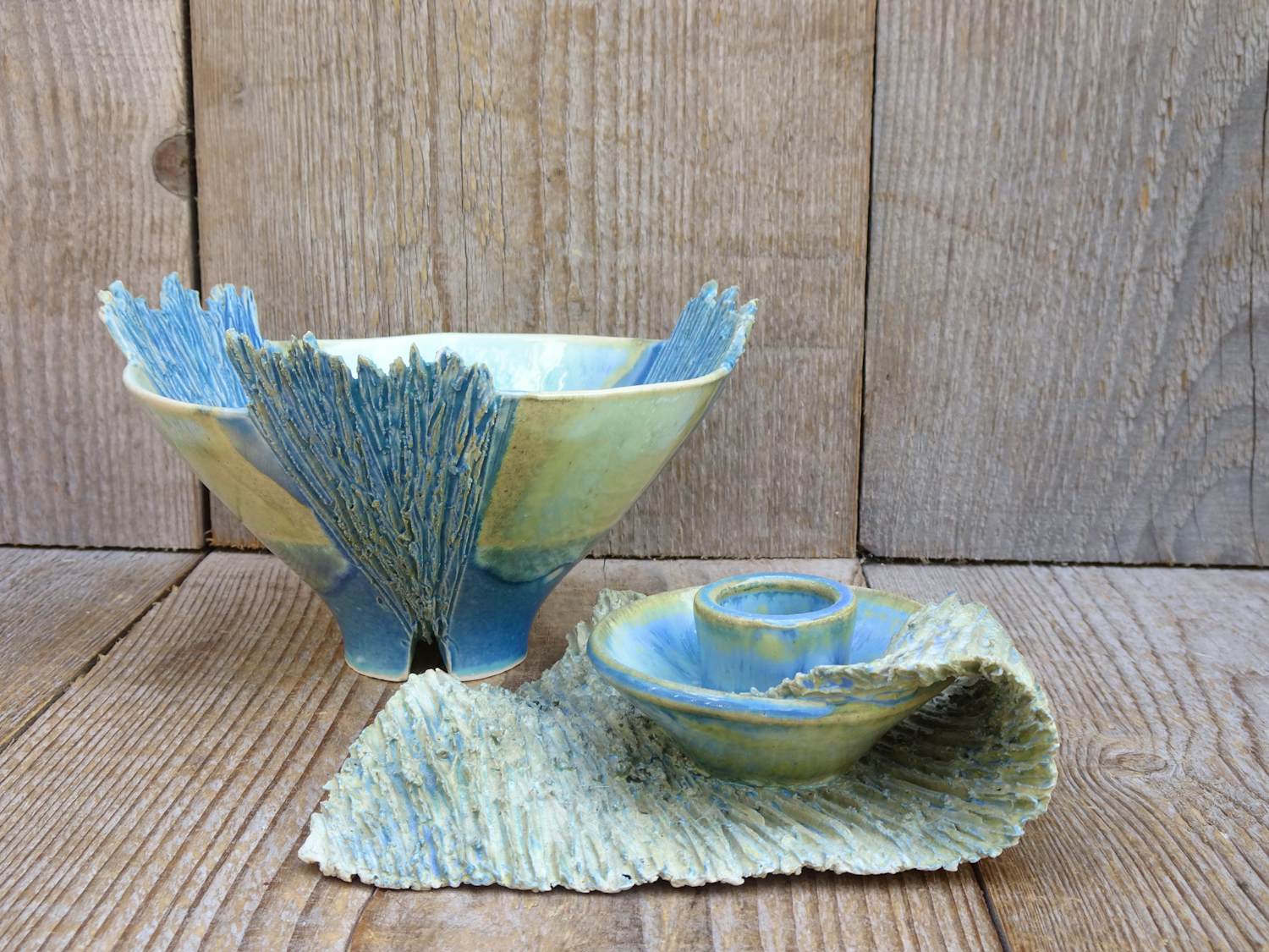 Elysia Verhoeven - kandelaar en kom kopen? Bied vanaf 55!