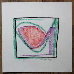 Simon Vinkenoog - Krijttekening: L'oubér - 1993 kopen? Bied vanaf 150!