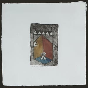 Michel van Overbeeke - Ets - Ingelijst kopen? Bied vanaf 75!