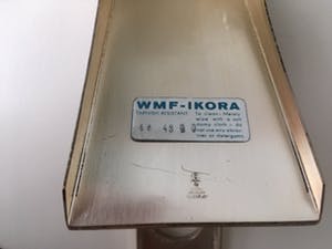 WMF - IKORA - verzilverde kaarsen standaard - met label en inscriptie kopen? Bied vanaf 39!