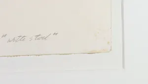 Nic Blans (jr.) - Potloodtekening, Witte stoel kopen? Bied vanaf 1!