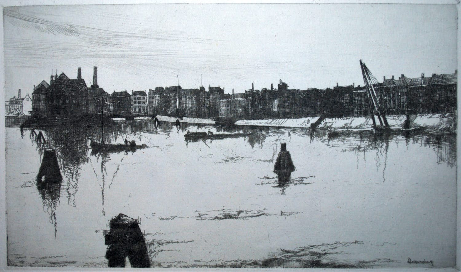 Theo Beerendonk - Prins Hendrikkade Amsterdam - ets verkocht voor € 30!