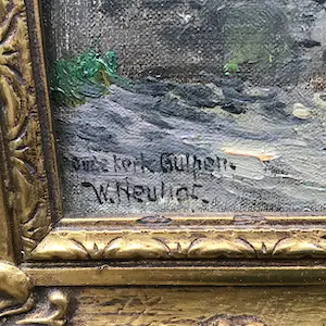 Walter Neuhof - Oude kerk van Gulpen. kopen? Bied vanaf 125!