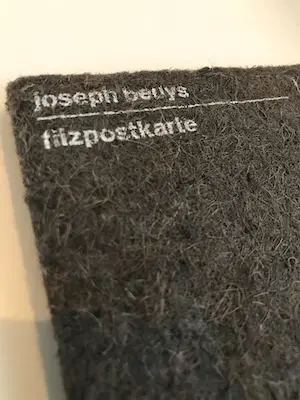 Joseph Beuys - Filzpostkarte - Multiple kopen? Bied vanaf 50!