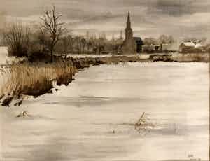 Simon Sint - “Wilnis” aquarel verkocht voor € 40!