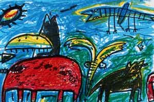 Dodog Soeseno - Zeefdruk verkocht voor € 45!