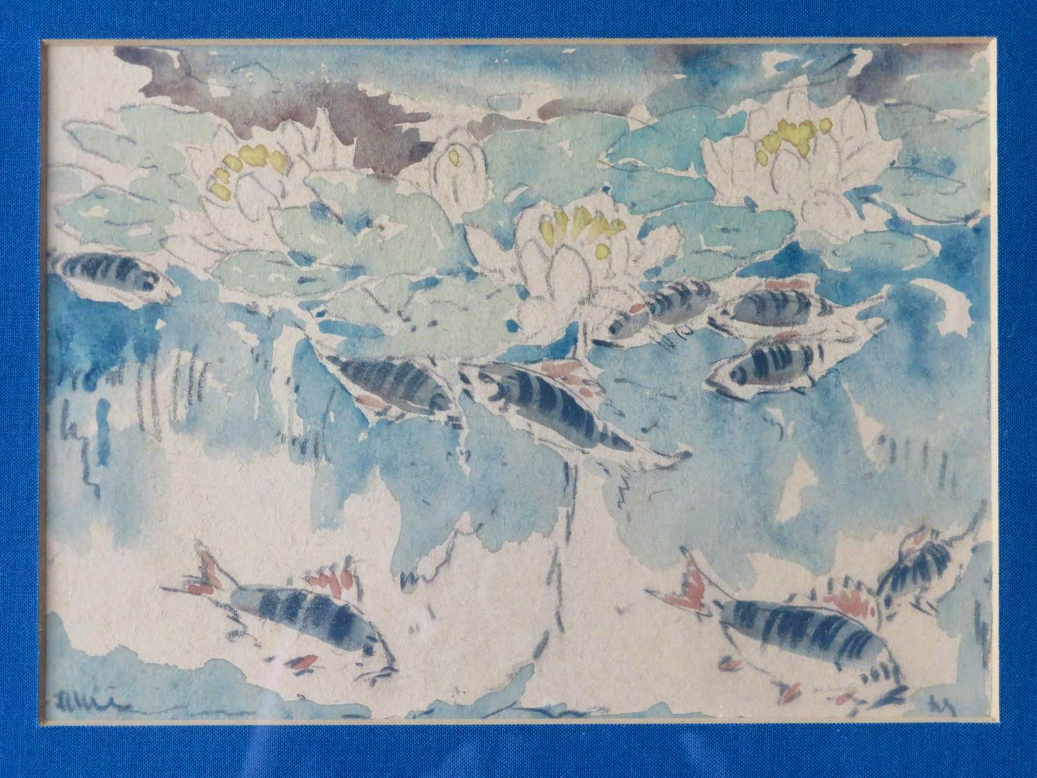 Niet of onleesbaar gesigneerd - Vissen in de sloot kopen? Bied vanaf 1!