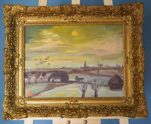 Constant Permeke - Avondlicht boven hoeve kaufen? Bieten Sie von 2000!