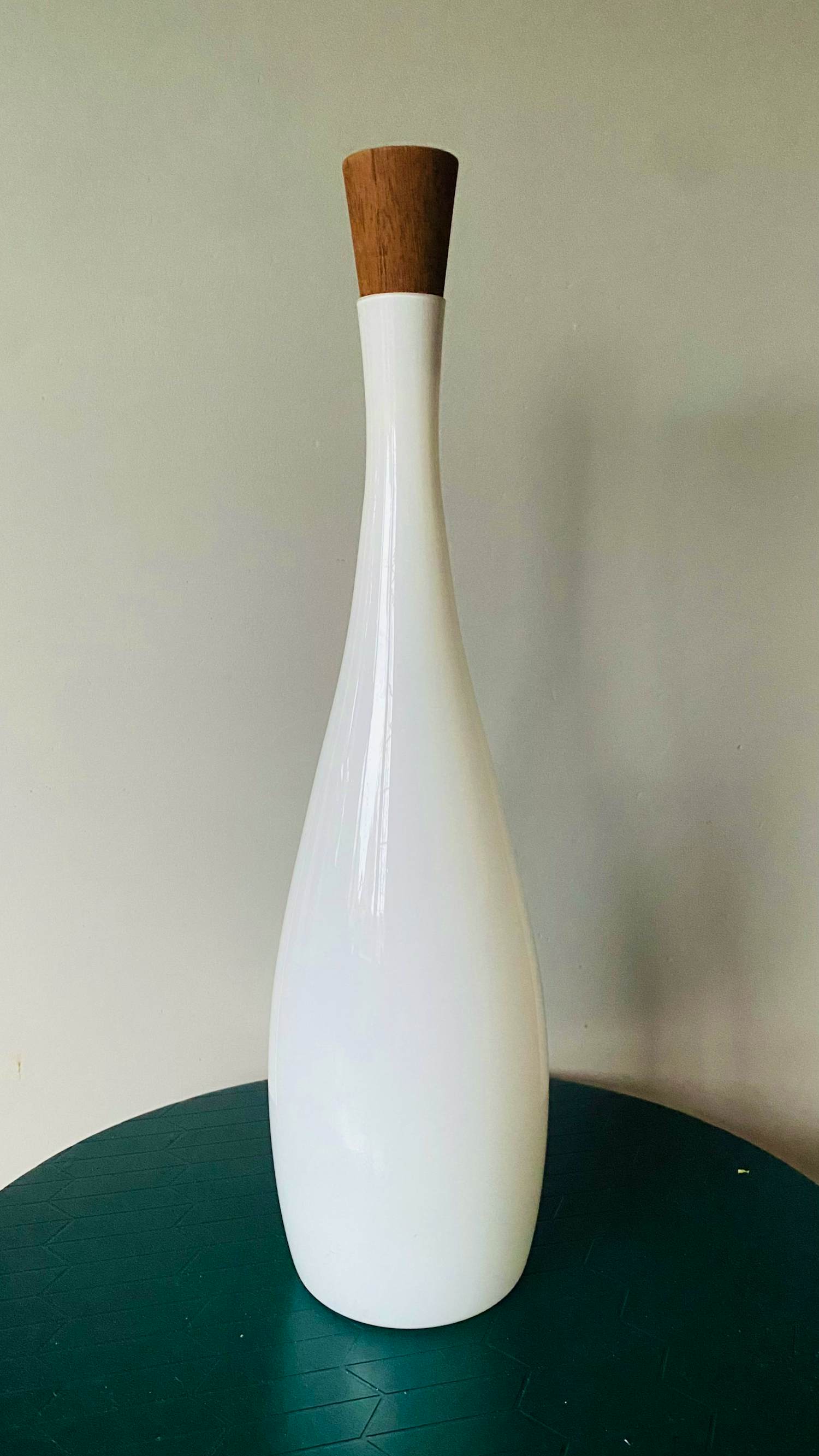 Jacob Eiler Bang - Opaline Fles met teak dop - voor Kastrup kopen? Bied vanaf 85!