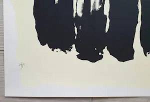 Bram Bogart - Zonder titel (zwart) kopen? Bied vanaf 825!