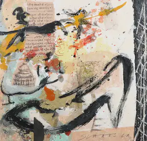 Miriam Slaats - Zeefdruk, Shoe freak - Ingelijst kopen? Bied vanaf 50!