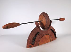 Niet of onleesbaar gesigneerd - Aardewerk en rubber, Zonder titel kopen? Bied vanaf 10!