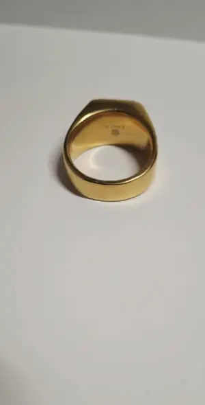 Nieuwe  ring voor heren, met vierkante blauwe Edelsteen . kopen? Bied vanaf 45!