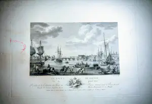 Nicolas De Launay - historische Franse havens en maritieme scènes.18e kopen? Bied vanaf 150!