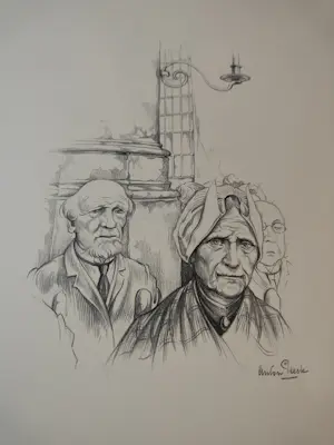 Anton Pieck - 36 tekeningen en een ophang lijst kopen? Bied vanaf 25!