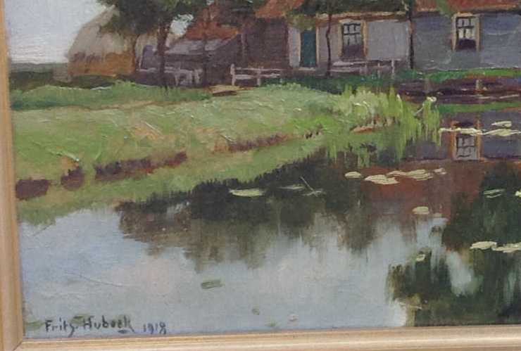 Frits Hubeek - C1231-1, boerderijen langs de waterkant kopen? Bied vanaf 150!