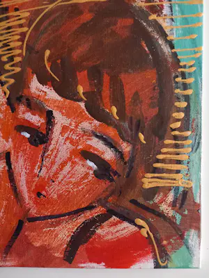 Hrasarkos - Fusie van de ziel – Acrylverf schilderij - gesigneerd kopen? Bied vanaf 200!