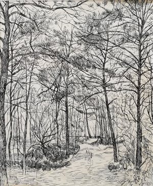 Herman Bieling - Herfstbos kopen? Bied vanaf 80!