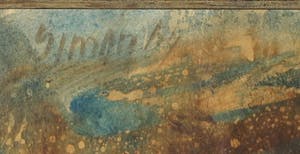 Niet of onleesbaar gesigneerd - Gemengde techniek op papier, Portret - Ingelijst kopen? Bied vanaf 1!