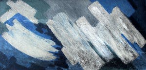 Piet Smissaert - Olieverf op board: Witte tekens kopen? Bied vanaf 295!