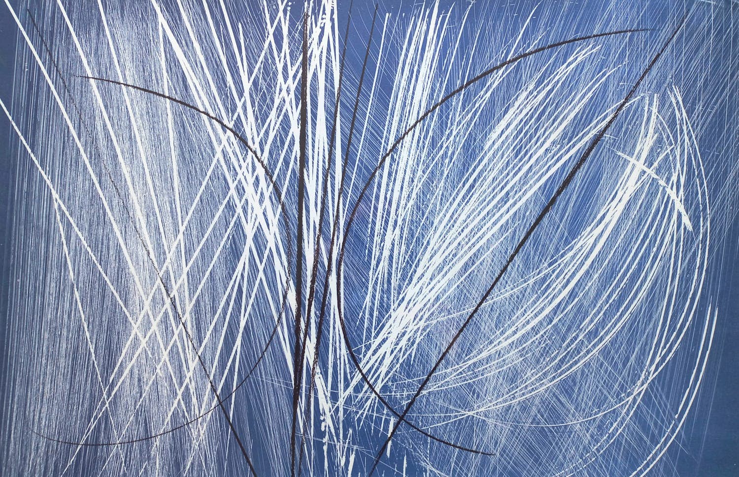 Hans Hartung - L1971 2 B, zincografie (mooi ingelijst) kopen? Bied vanaf 495!