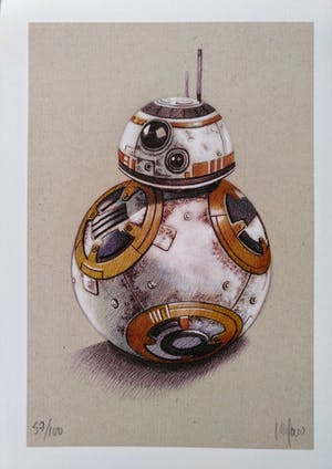 Niet of onleesbaar gesigneerd - "Star Wars" (16 litho's) kopen? Bied vanaf 1!