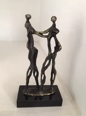 Corry Ammerlaan - Sculptuur “ EEN HANDDRUK VAN GOUD “. Gesigneerd kopen? Bied vanaf 1!