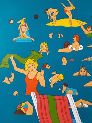 Niet of onleesbaar gesigneerd - en nu nog wat nivea / in het zilte nat kopen? Bied vanaf 10!