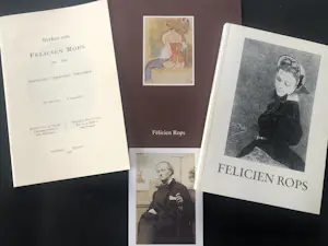 Buy Felicien Rops - drie boeken en kaart? Bid from 35!