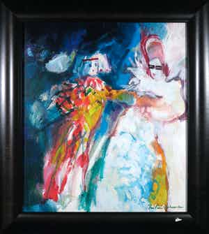 Jan Peter van Opheusden - Olieverf op doek, Venedig - Ingelijst verkocht voor € 300!